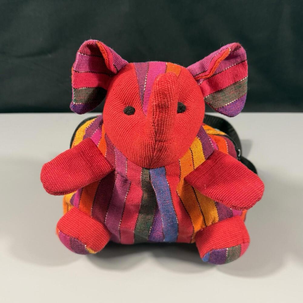 Elephant Mini Backpack - 100% Cotton From Guatemala